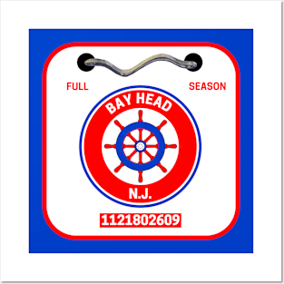 Bay Head New Jersey Beach Badge Posters and Art